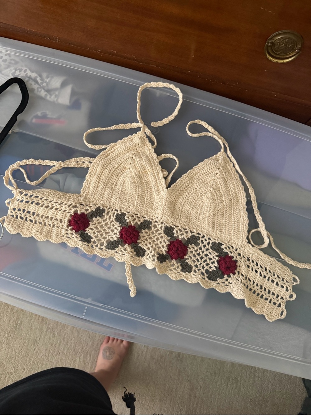 Forever 21 crochet bra top